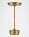 Ellington Riki 11" Rechargeable Led Table Lamp In Gold