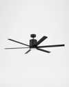 Ellington Tate 65" Ceiling Fan With Led Light Kit In Black