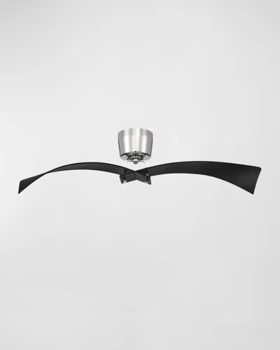 Ellington Tern 52" Flush Mount Ceiling Fan With Wi-fi In Black