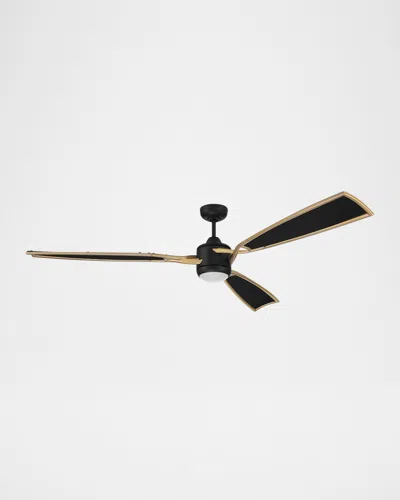Ellington Viva 72" Wi-fi Ceiling Fan With Led Light Kit In Black