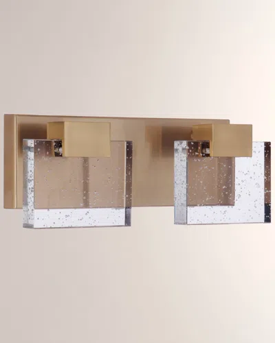 Ellington/litex Alamere 2-light Vanity - Satin Brass In Brown