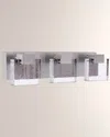 Ellington/litex Alamere 3-light Led Vanity - Brushed Nickel In Brushed Polished Nickel