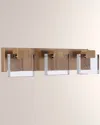Ellington/litex Alamere 3-light Led Vanity - Satin Brass In Satin Brass