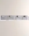 Ellington/litex Alamere 4-light Led Wall Sconce - Brushed Nickel In Brushed Polished Nickel