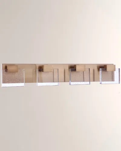 Ellington/litex Alamere 4-light Led Wall Sconce - Satin Brass In Gold