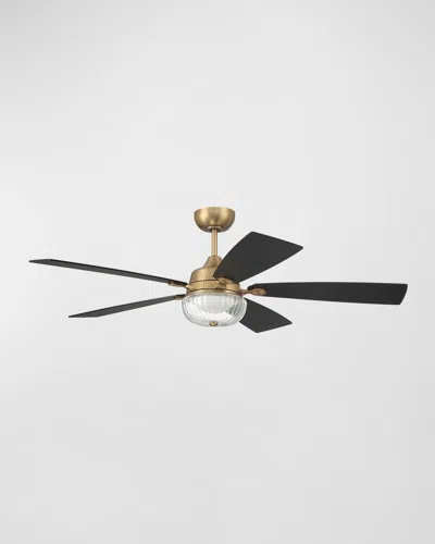 Ellington/litex Chandler 52" Wi-fi Ceiling Fan In Satin Brass