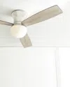 Ellington/litex Daybreak 52" Hugger Wi-fi Ceiling Fan In Satin Brass