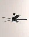 Ellington/litex Dominick 52" Wi-fi Ceiling Fan In Flat Black