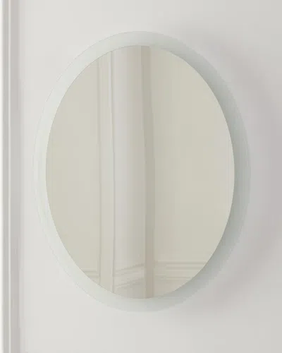 Ellington/litex Oval Led Mirror With Defogger And Dimmer, 3000k/4000k/5000k, 30" X 24" In Gray