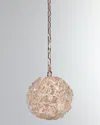 Ellington/litex Rock Crystal Pendant In Clear/gold