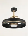 Ellington/litex Taylor 20" Ceiling Fan With Wifi In Flat Black/satin Brass