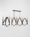 Ellington/litex The Reserve 10-light Island Chandelier In Black