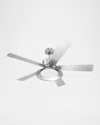 Ellington/litex Topper 52" Wi-fi Ceiling Fan With Led Light Kit In Metallic