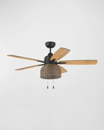 Ellington/litex Woven 52" Ceiling Fan In Brown