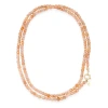 Elliot Young 32" Long Beaded Rondelle Necklace