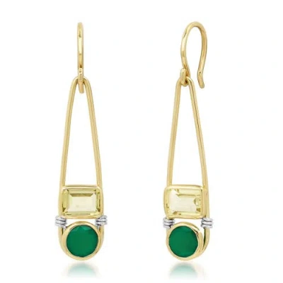 Elliot Young "candy Rush" Double Gemstone Linear Earring