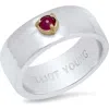 Elliot Young "liquid Metal" Wide Band Claw Ring