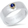 Elliot Young "liquid Metal" Wide Band Claw Ring