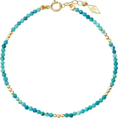 Elliot Young Mini 14k Gold Gem Healing Bracelet