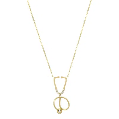 Elliot Young Women's "everyday Hero" Necklace In Gold