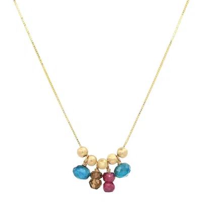 Elliot Young Women's "movable Beaded" Necklace In Gold