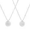 Elliot Young Women's Reversible "mama Earth" Disc Necklace In Silver In Silver