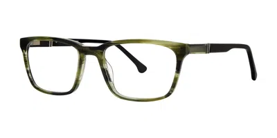 Elliott Ives Tamarack Green Horn Men's Glasses Green Size 55 - Free Lenses - Blue Light Block Available