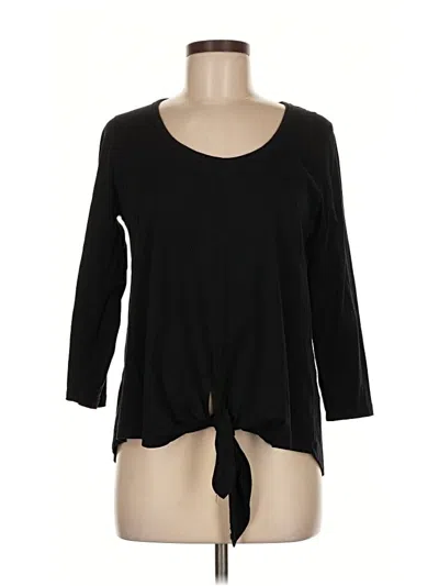 Pre-owned Elliott Lauren 3/4 Sleeve T-shirt In Black