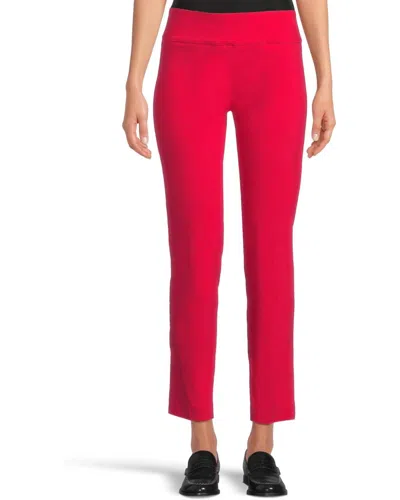 Elliott Lauren Ankle Back Slit Pant In Red