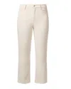 Elliott Lauren Baby Boot Crop Jean In Ecru In White