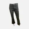 Elliott Lauren Baby Boot Crop Jean In Chocolate In Silver