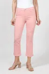 Elliott Lauren Baby Boot Cut Denim Pant In Shrimp In Orange