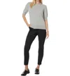 Elliott Lauren Better Half Crewneck Sweater Top In Gray In Grey