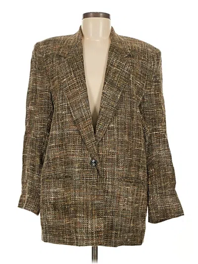 Pre-owned Elliott Lauren Blazer Jacket In Brown
