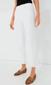 Elliott Lauren Fray Jeans In White In White