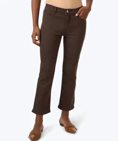Elliott Lauren Bootcut Jeans In Chocolate In Gold