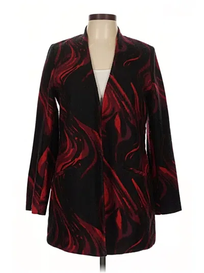 Pre-owned Elliott Lauren Cardigan Sweater In Burgundy