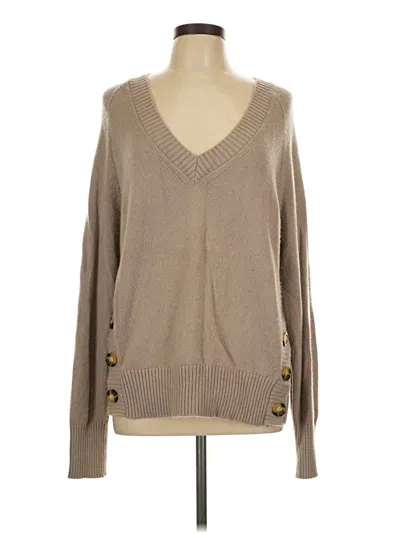 Pre-owned Elliott Lauren Cardigan Sweater In Tan