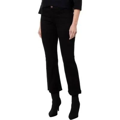 Elliott Lauren Color Denim Bootcut Jeans In Black