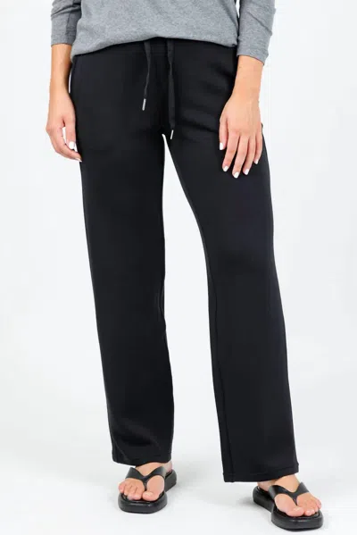 Elliott Lauren Comfort Zone Straight Leg Easy Pants In Black In Blue