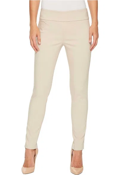 Elliott Lauren Control Stretch Pull-on Ankle Pants In Chino In Neutral