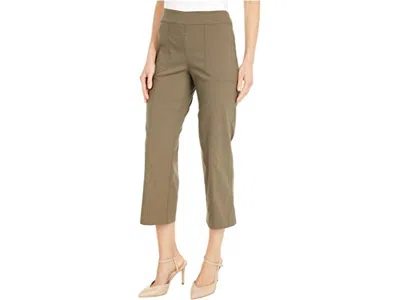 Elliott Lauren Control Stretch Pull On With Angled Pocket Detail Pants In Mineral In Brown