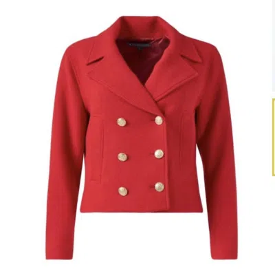 Elliott Lauren Cropped Jacket In Red