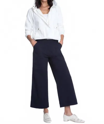 Elliott Lauren Double Dye Pant In Navy In Blue