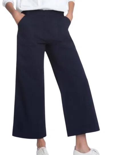 Elliott Lauren Double Dye Pants In Navy In Blue
