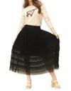 Elliott Lauren El 28510 Tulle Skirt In Black In Black