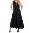 Elliott Lauren Eyelet Dress In Black
