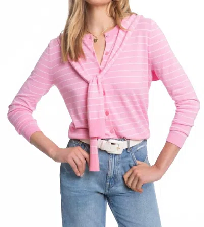 Elliott Lauren Fake Out Sweater In Pink