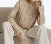 Elliott Lauren Foiled Sweater In Gold In Gold