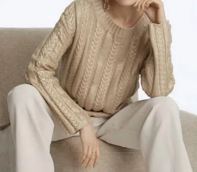 Elliott Lauren Foiled Sweater In Gold